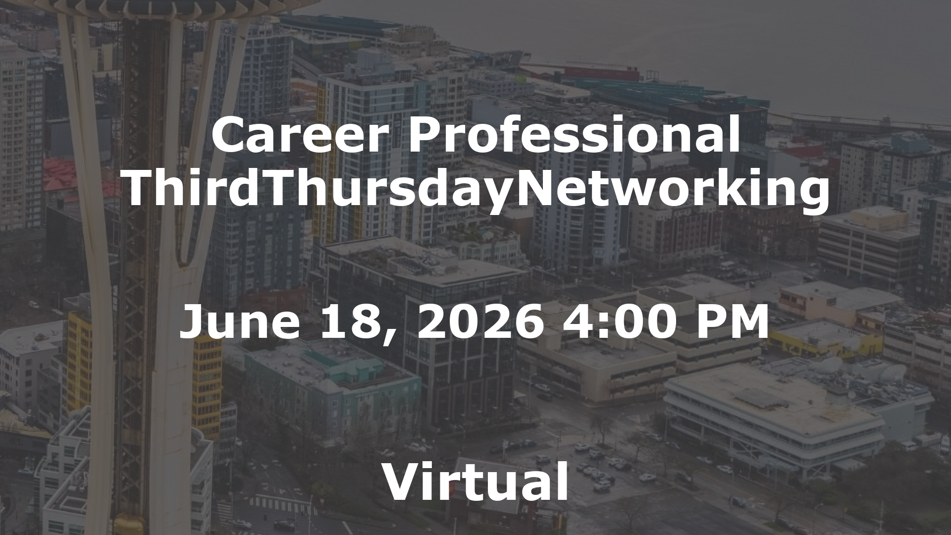 Career Professional ThirdThursdayNetworking event image